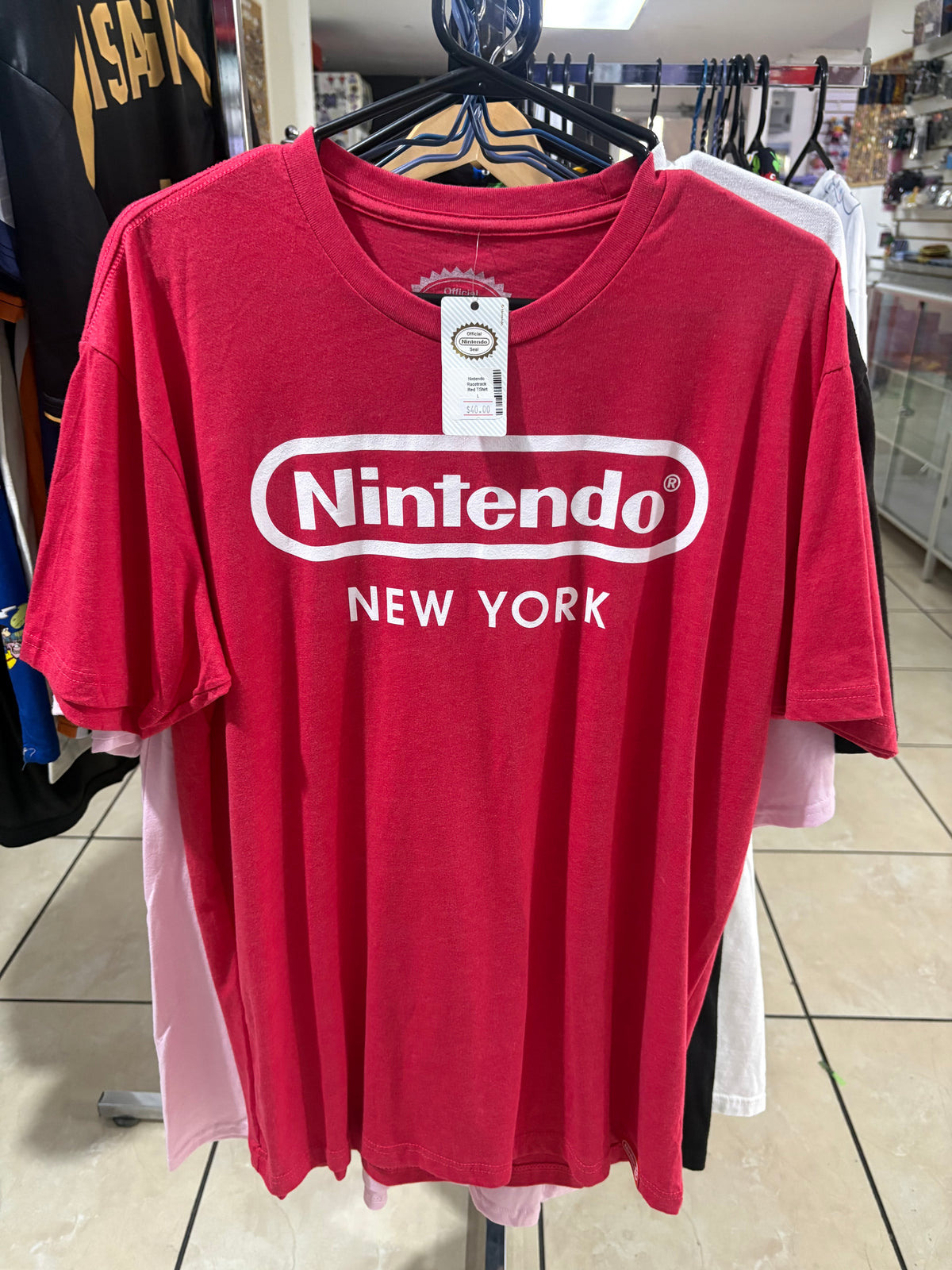 Camisa Nintendo NY talla L