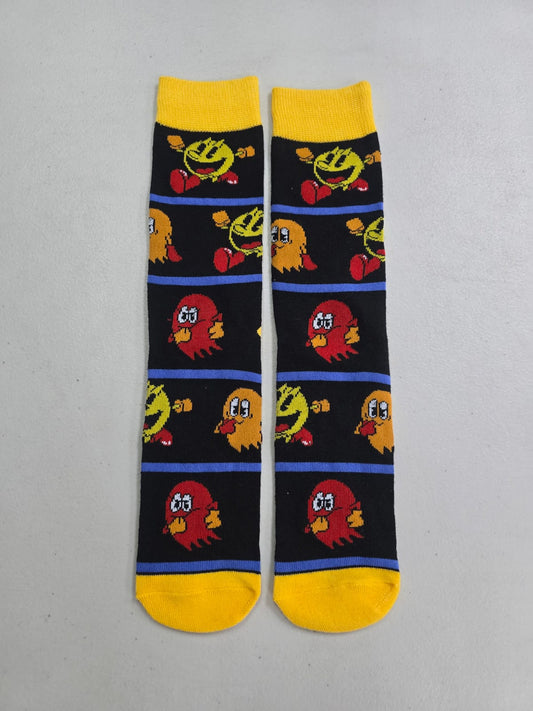 Calcetines Pac-Man y fantasmas