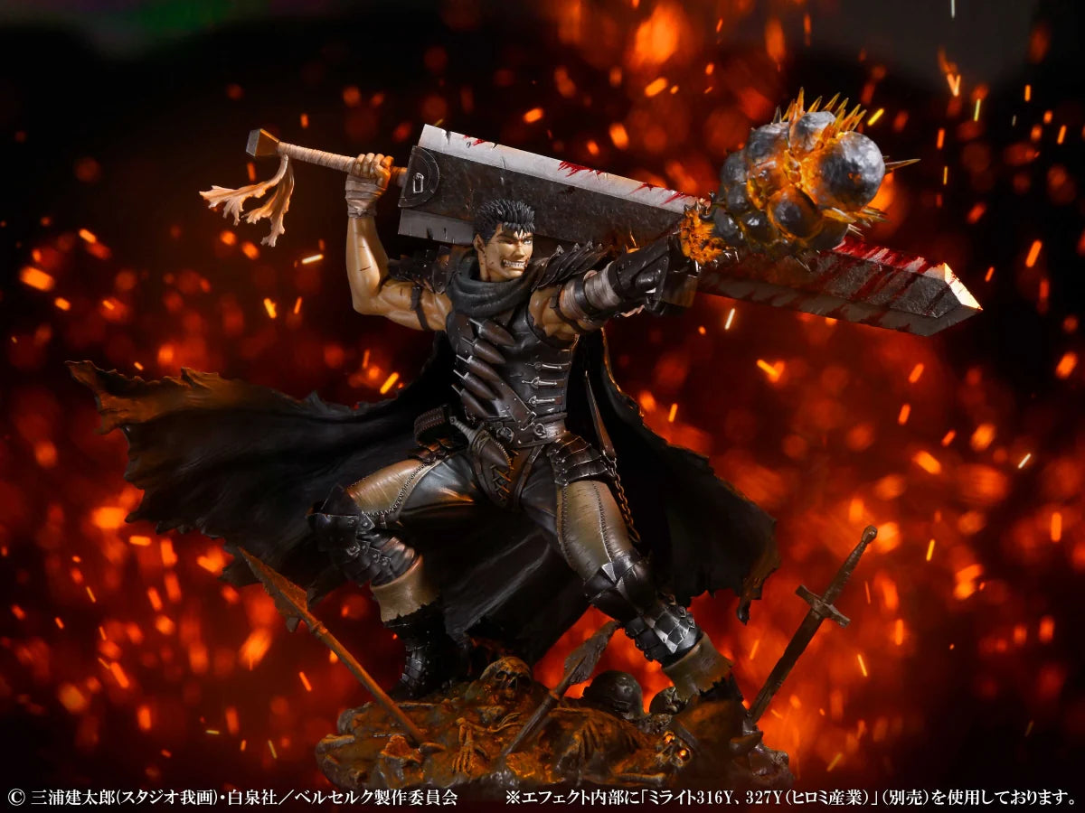 Berserk Guts (Black Swordsman Version) 1/7 Statue