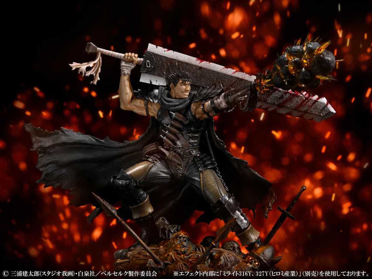 Berserk Guts (Black Swordsman Version) 1/7 Statue
