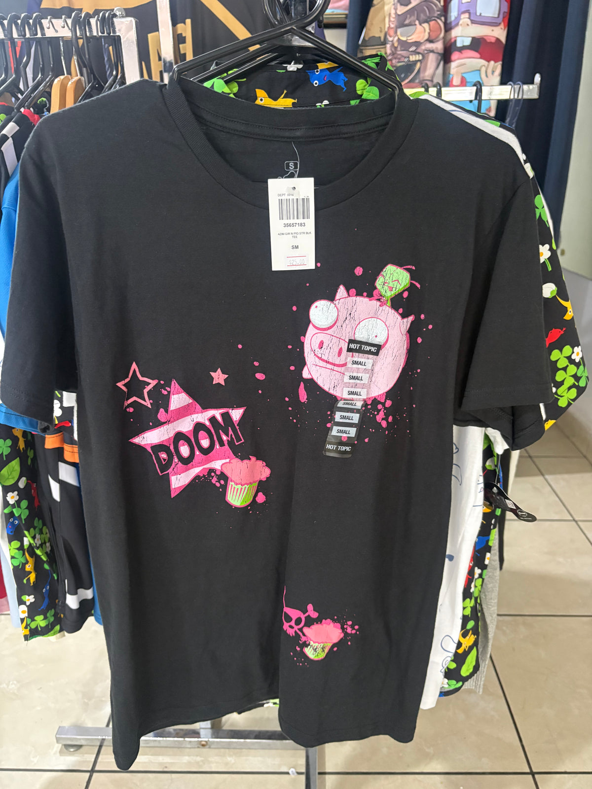Camisa Invasor Zim talla S