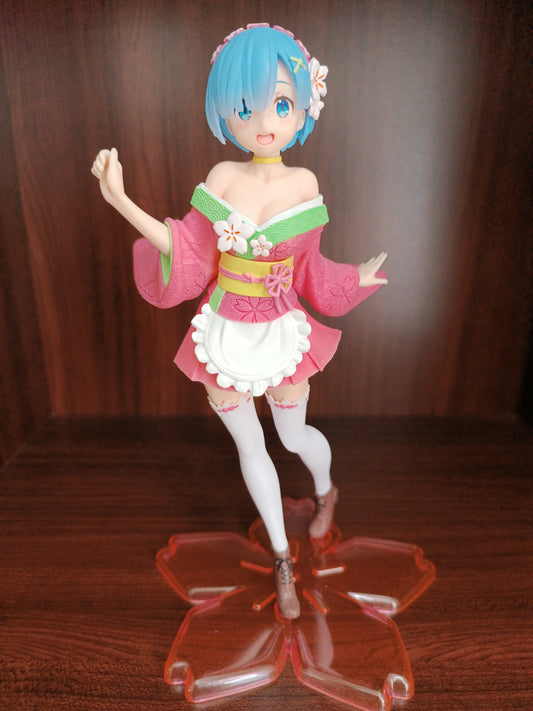 Re:Zero Starting Life in Another World Rem (Sakura Ver.) Renewal Edition Precious Figure (Sin Caja)