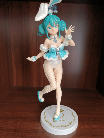 Hatsune Miku - White Rabbit Pearl Color BiCute Bunnies Figure (Sin caja)