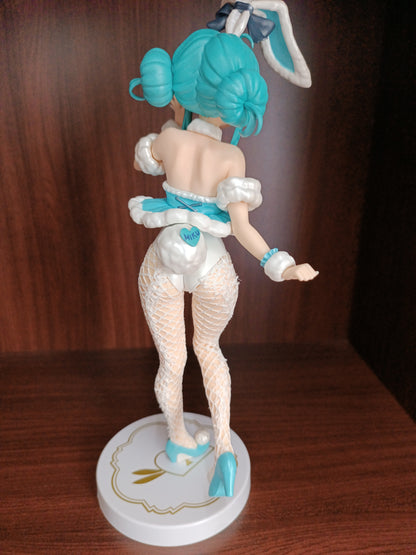 Hatsune Miku - White Rabbit Pearl Color BiCute Bunnies Figure (Sin caja)