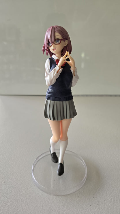 2.5 Dimensional Seduction - Ririsa Amano Glitter & Glamours Prize Figure (School Uniform Ver.) (Sin Caja)
