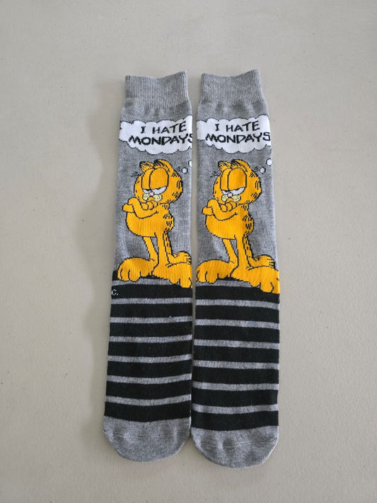 Calcetines Garfield gris