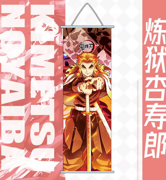 Poster de tela Rengoku Demon Slayer