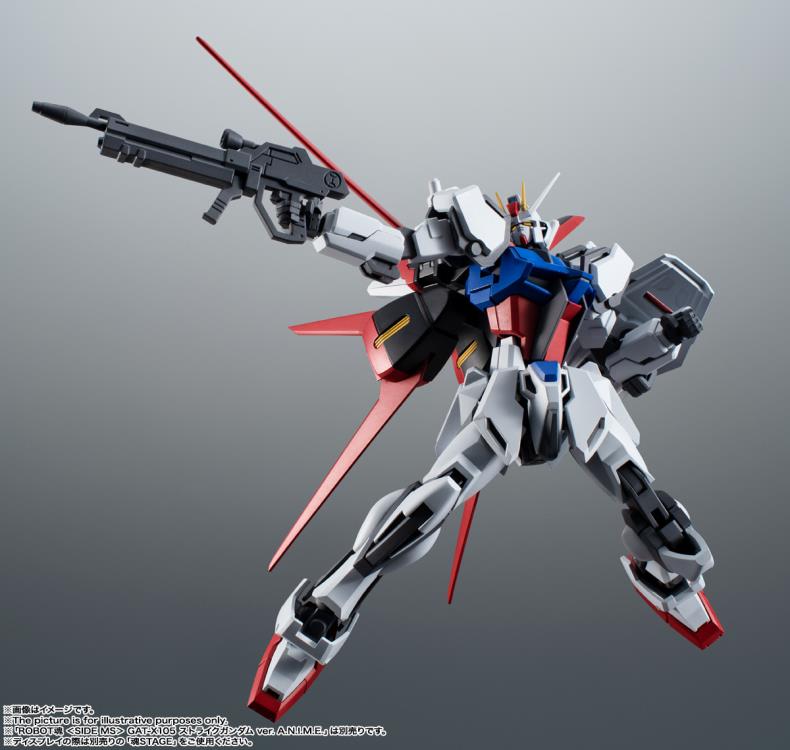 Mobile Suit Gundam SEED Robot Spirits AQM/E-X01 Aile Striker & Option Parts Set (Ver. A.N.I.M.E.)