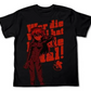 Official Rebuild Of Evangelion Asuka T-shirt Black (XL)