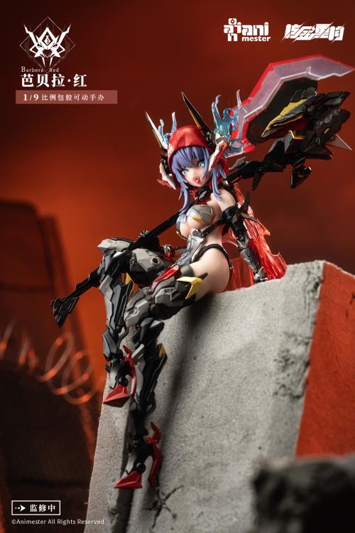 Thunderbolt Squad Barbera Red Mecha Girl 1/9 Scale Action Figure