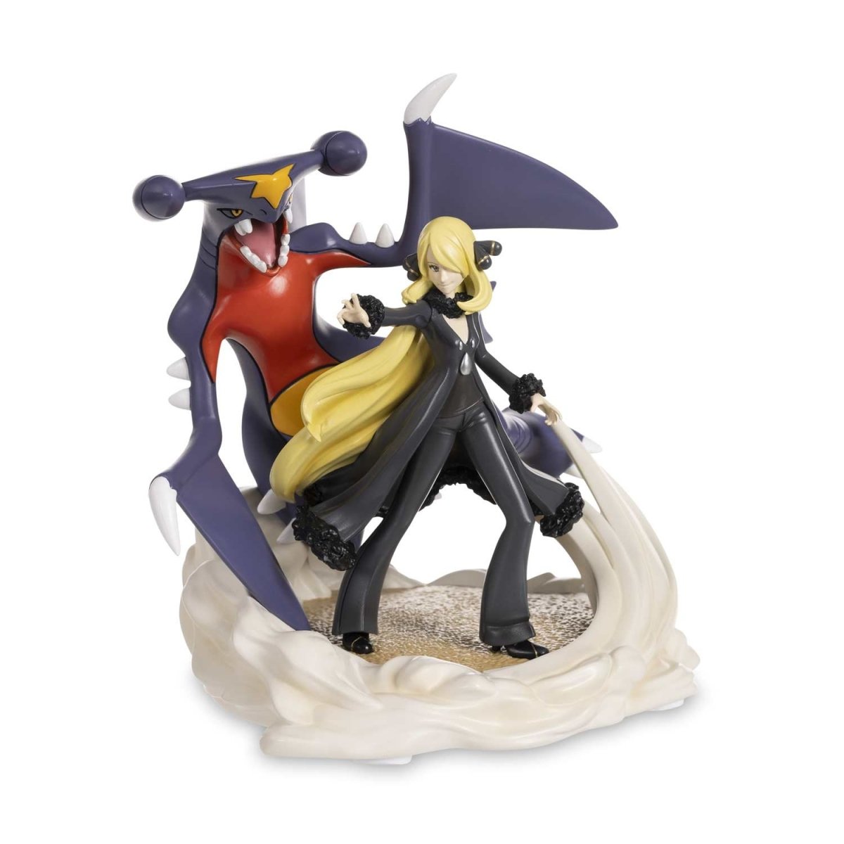 Cynthia & Garchomp figura