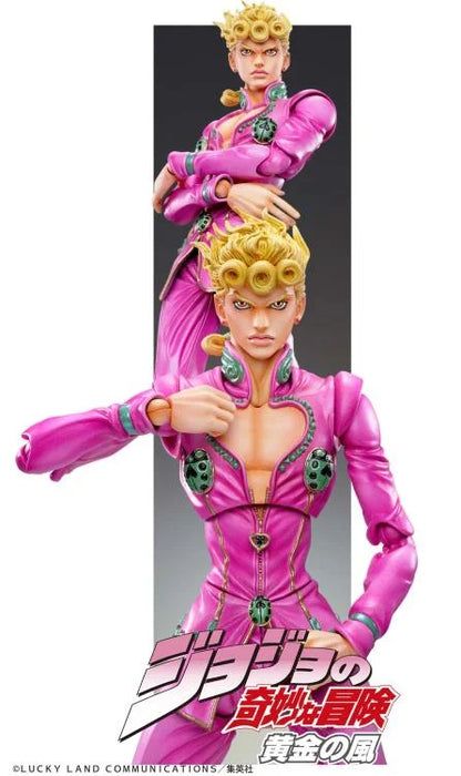 JoJo's Bizarre Adventure: Golden Wind Super Action Statue Giorno Giovanna (Caja Abierta)