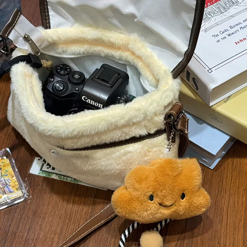 Cartera de Felpa de Gato