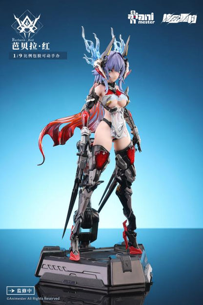 Thunderbolt Squad Barbera Red Mecha Girl 1/9 Scale Action Figure