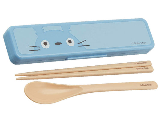 My Neighbor Totoro Blue Spoon & Chopsticks Set