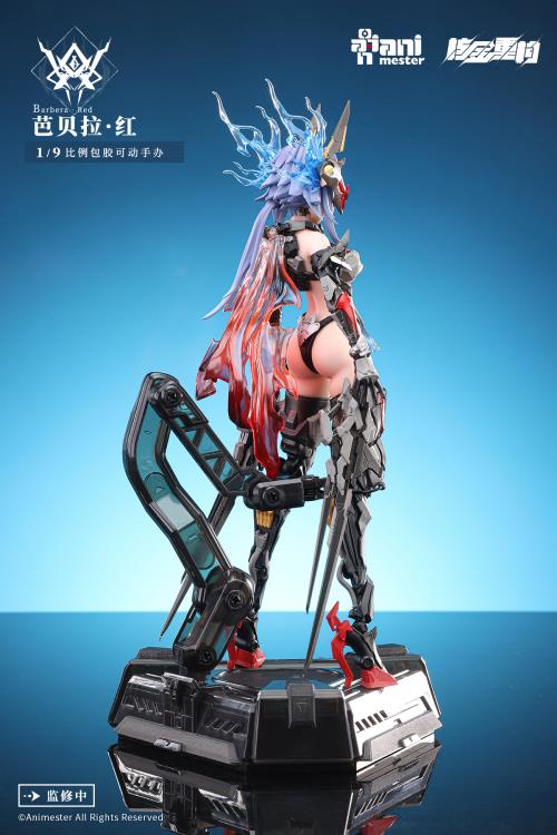 Thunderbolt Squad Barbera Red Mecha Girl 1/9 Scale Action Figure