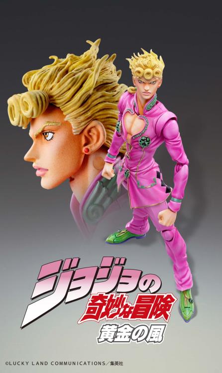 JoJo's Bizarre Adventure: Golden Wind Super Action Statue Giorno Giovanna (Caja Abierta)