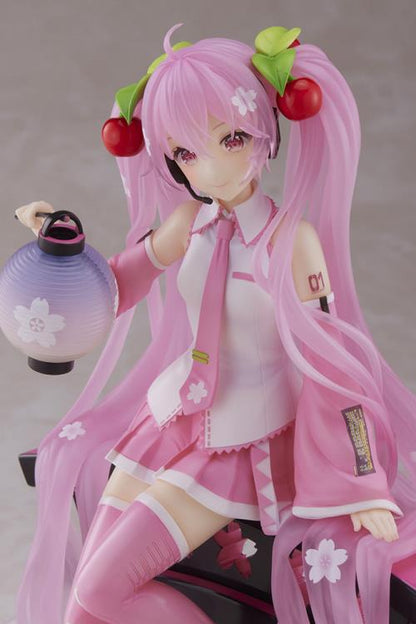 Vocaloid AMP+ Sakura Miku (Sakura Lantern Ver.) Prize Figure