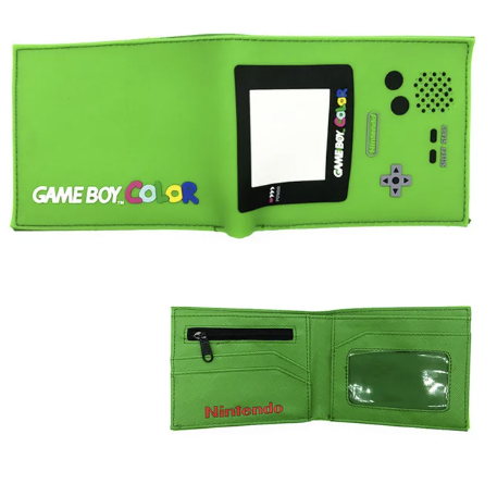 Billetera Gameboy verde