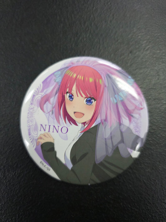 Pin Boton de Nino Nakano Las Quintillizas