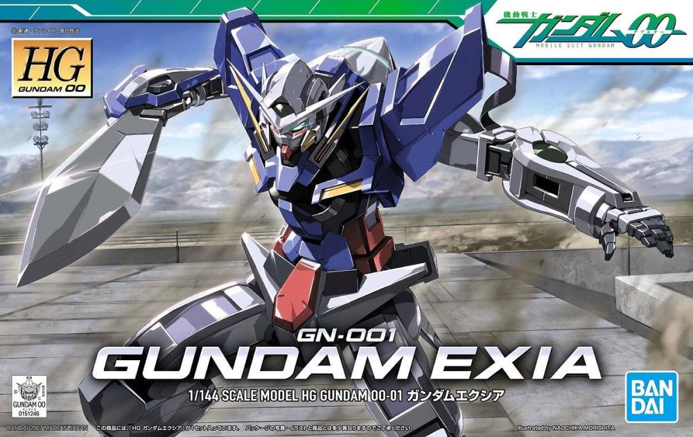 Mobile Suit Gundam 00 HG00 Gundam Exia 1/144 Scale Model Kit