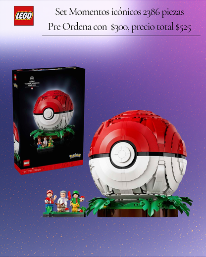 (PRE ORDEN) Pokemon Lego - Pokeball momentos