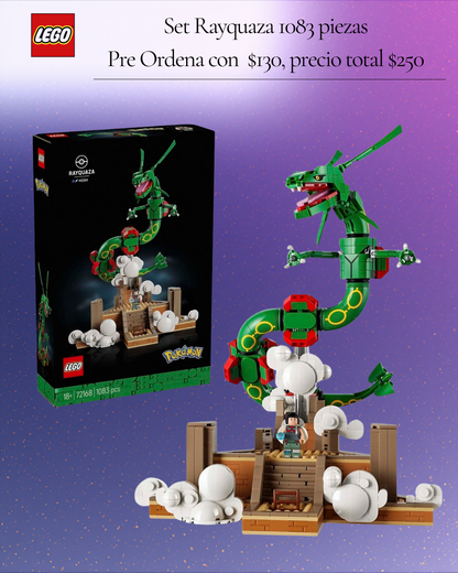 (PRE ORDEN) Pokemon Lego - Rayquaza
