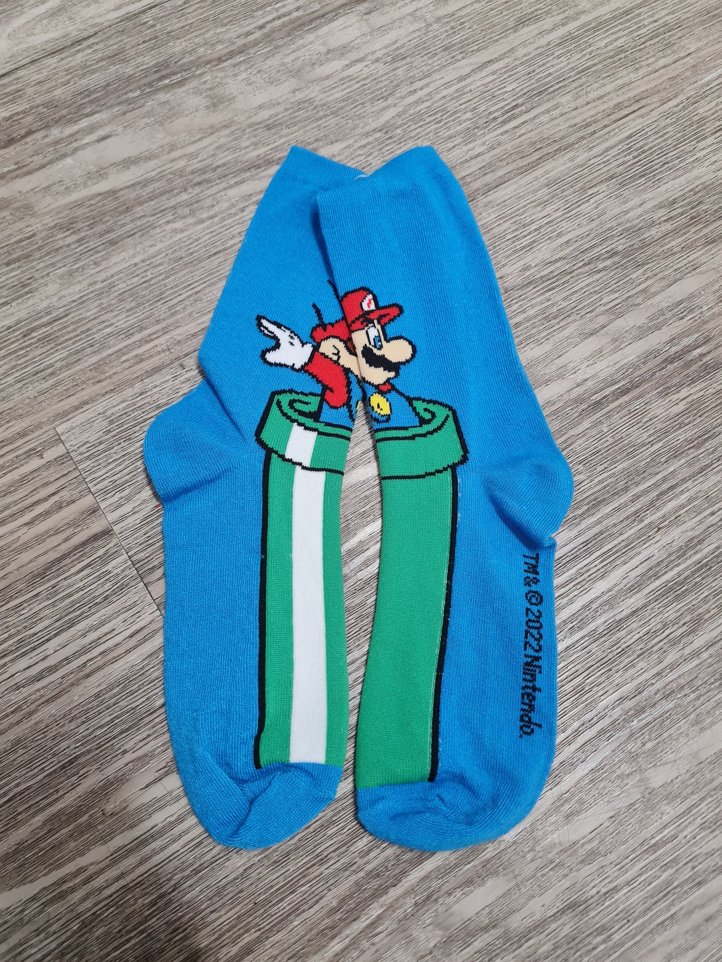 Calcetines Mario tubo