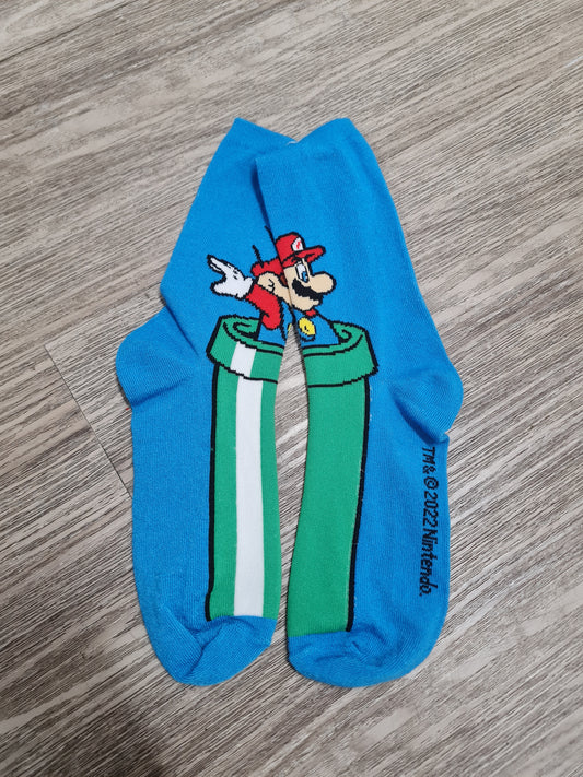 Calcetines Mario tubo