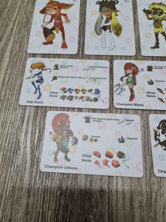 Amiibo cards Zelda