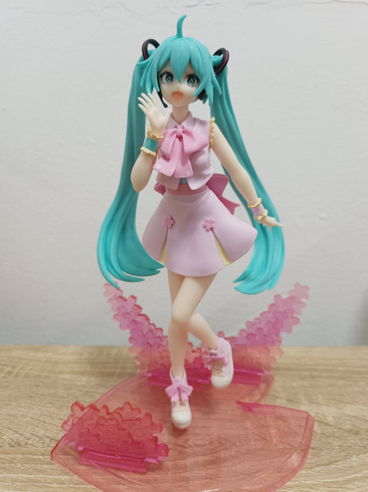 Vocaloid Luminasta Sakura Miku (Omutatsu Ver.) Figure (Sin caja)