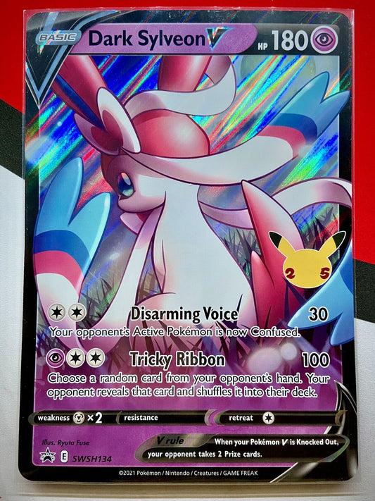 Dark Sylveon Carta Jumbo