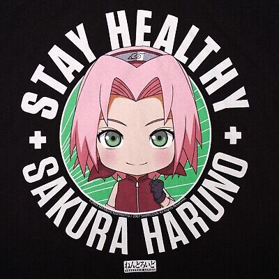 Camiseta juvenil para dama de Sakura Naruto (L)