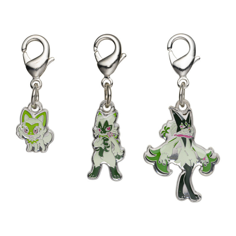 Colgantes para llavero Sprigatito, Floragato & Meowscarada