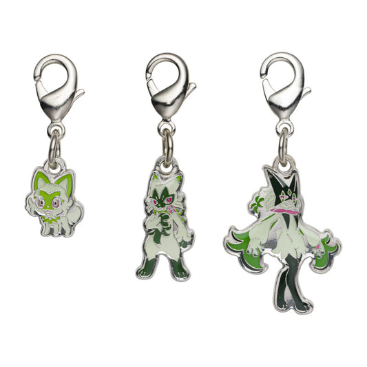Colgantes para llavero Sprigatito, Floragato & Meowscarada