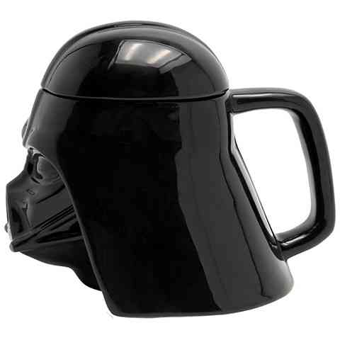 Taza con tapa de Darth Vader