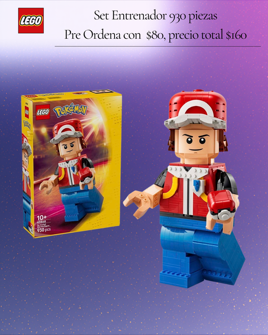 (PRE ORDEN) Pokemon Lego - Entrenador