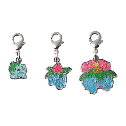 Colgantes para llavero Bulbasaur, Ivysaur & Venusaur
