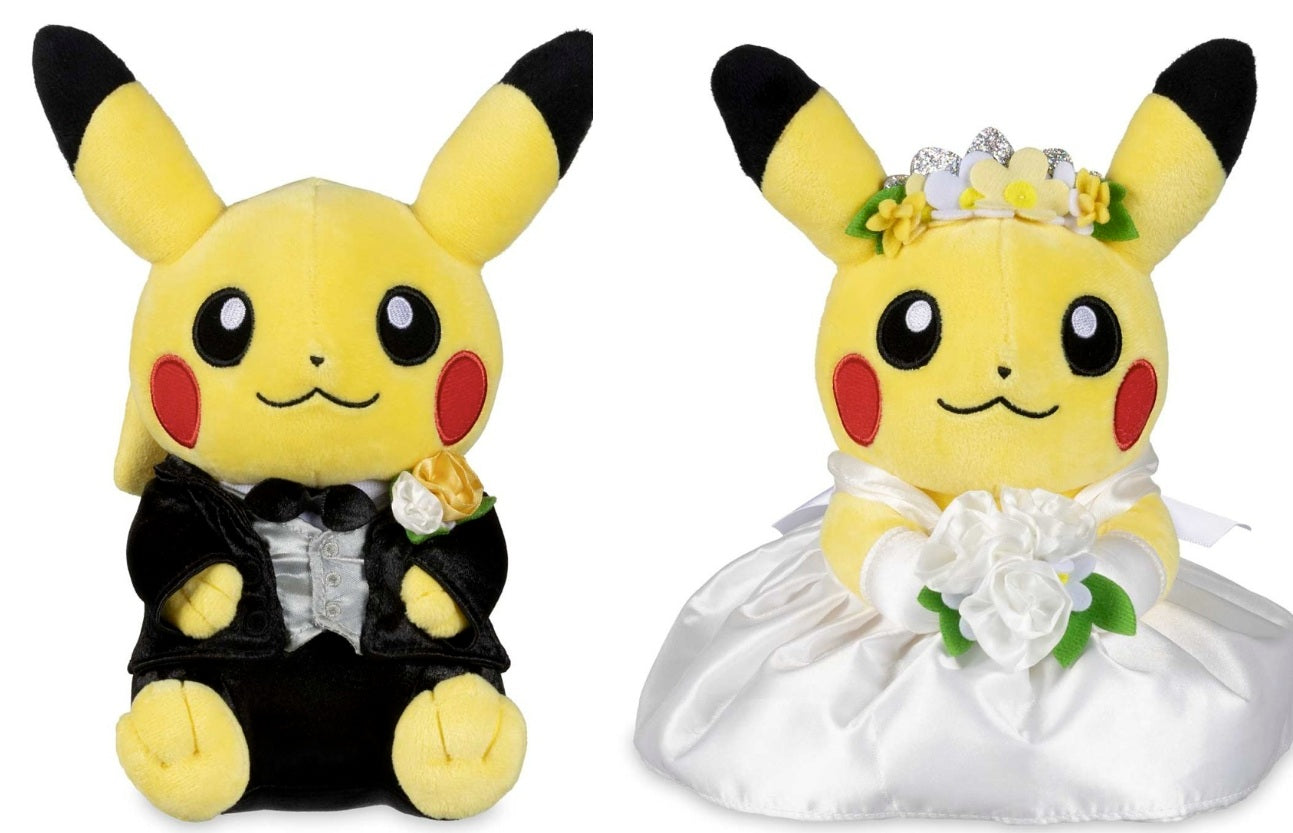 Pikachu pareja boda