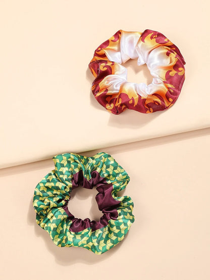 Scrunchies para cabello de Demon Slayer