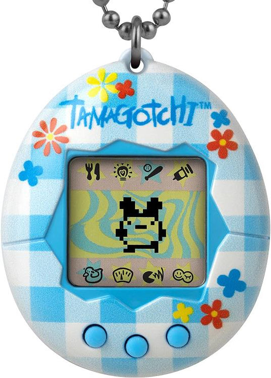 Tamagotchi flower gingham