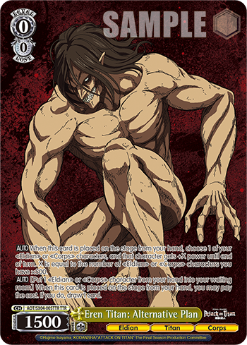 Weiss Schwarz - Booster Pack Attack On Titan: Final Season