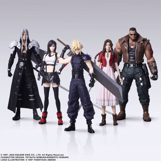 Final fantasy trading arts - set de 5 figuras