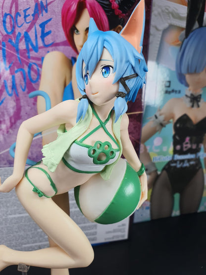 Sword art online: code register: ocean cait sith Sinon exq figure (Sin Caja)