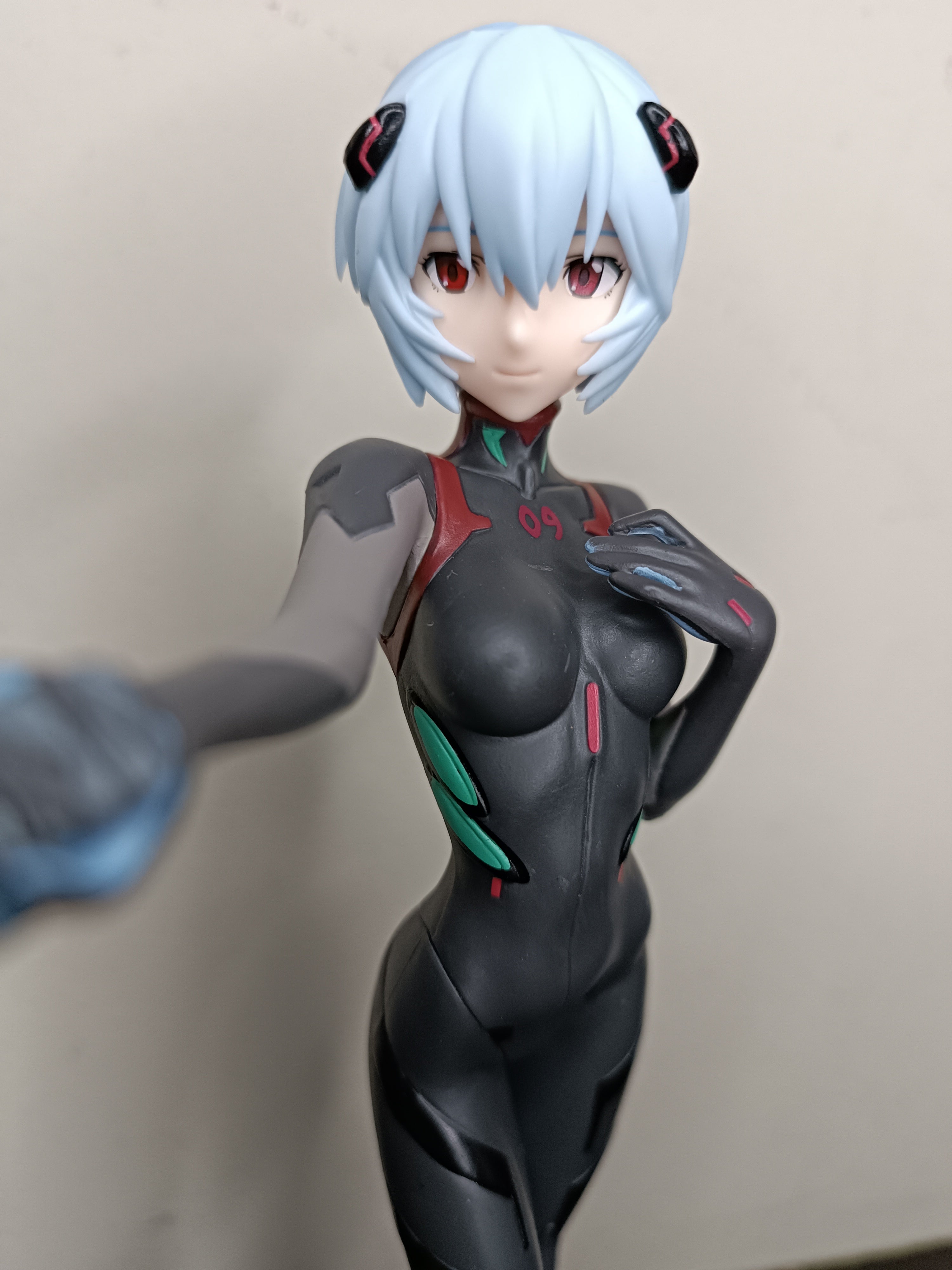 Rei Rebuild Explode Rebuild of Evangelion Rei Ayanami (Hand Over) Super Premium Figure (Si ...