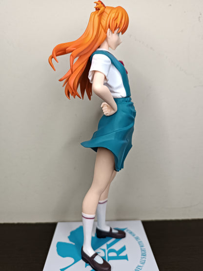 NEON GENESIS EVANGELION ASUKA FIGURE SCHOOL UNIFORM - SEGA (Sin Caja)