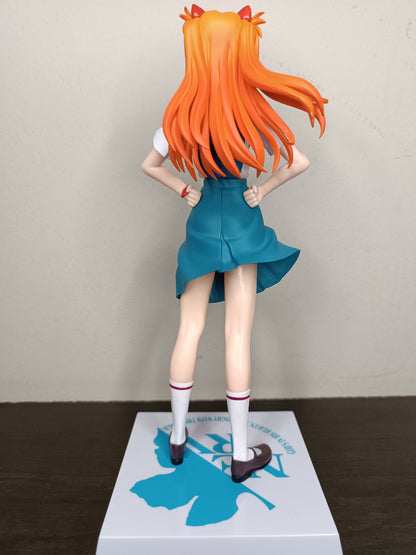 NEON GENESIS EVANGELION ASUKA FIGURE SCHOOL UNIFORM - SEGA (Sin Caja)