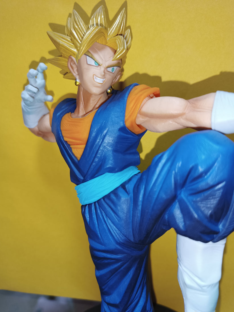 Banpresto Figura Dragon Ball FES Goku Super Saiyan 4 Vegito – 20 Cm, Con Base, Licencia Oficial
