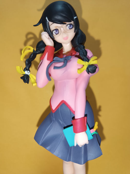 Bakemonogatari - Hanekawa Tsubasa - EX Figure (SEGA) (Sin Caja)