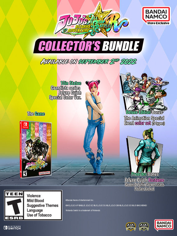Jojo's Bizarre Adventure All Star Battle R Nintendo Switch - Edición coleccionista